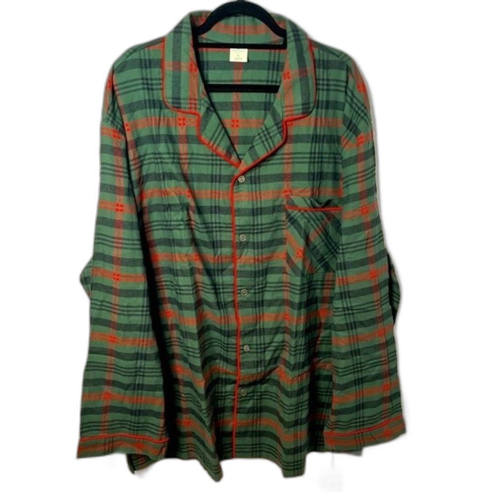 Hearth & Hand Women's Plus Red & Green Plaid Holiday Christmas Pajama Set NEW!